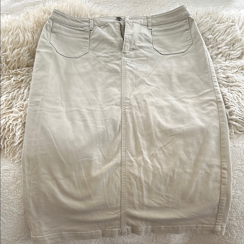 Classic Beige Women's Skirt